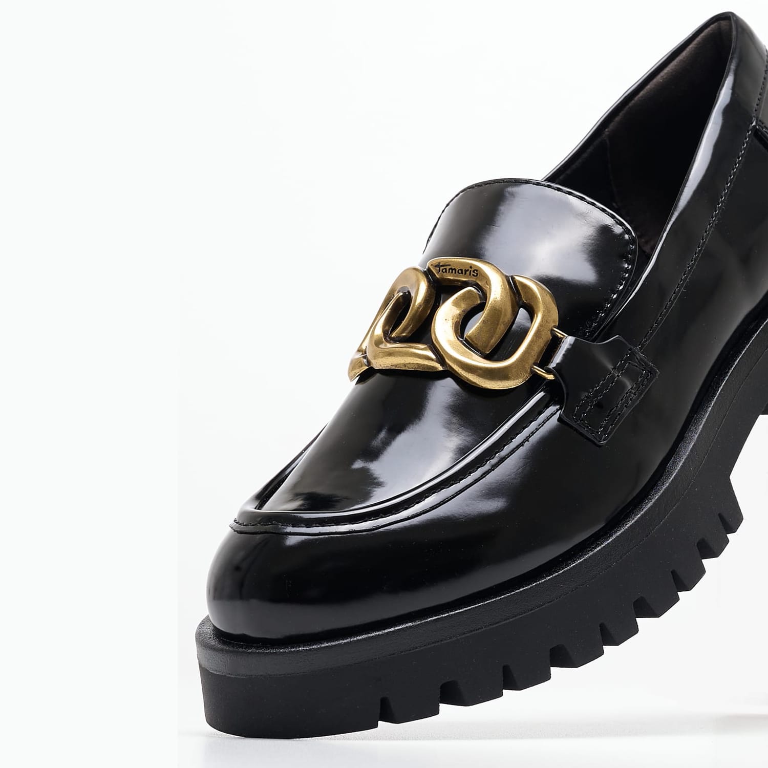 Γυναικεία Μοκασίνια 24790 Μαύρο ECOleather Tamaris
