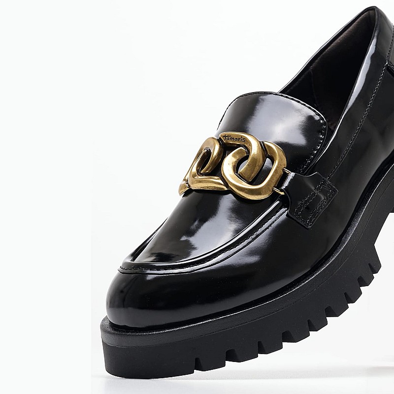 Γυναικεία Μοκασίνια 24790 Μαύρο ECOleather Tamaris