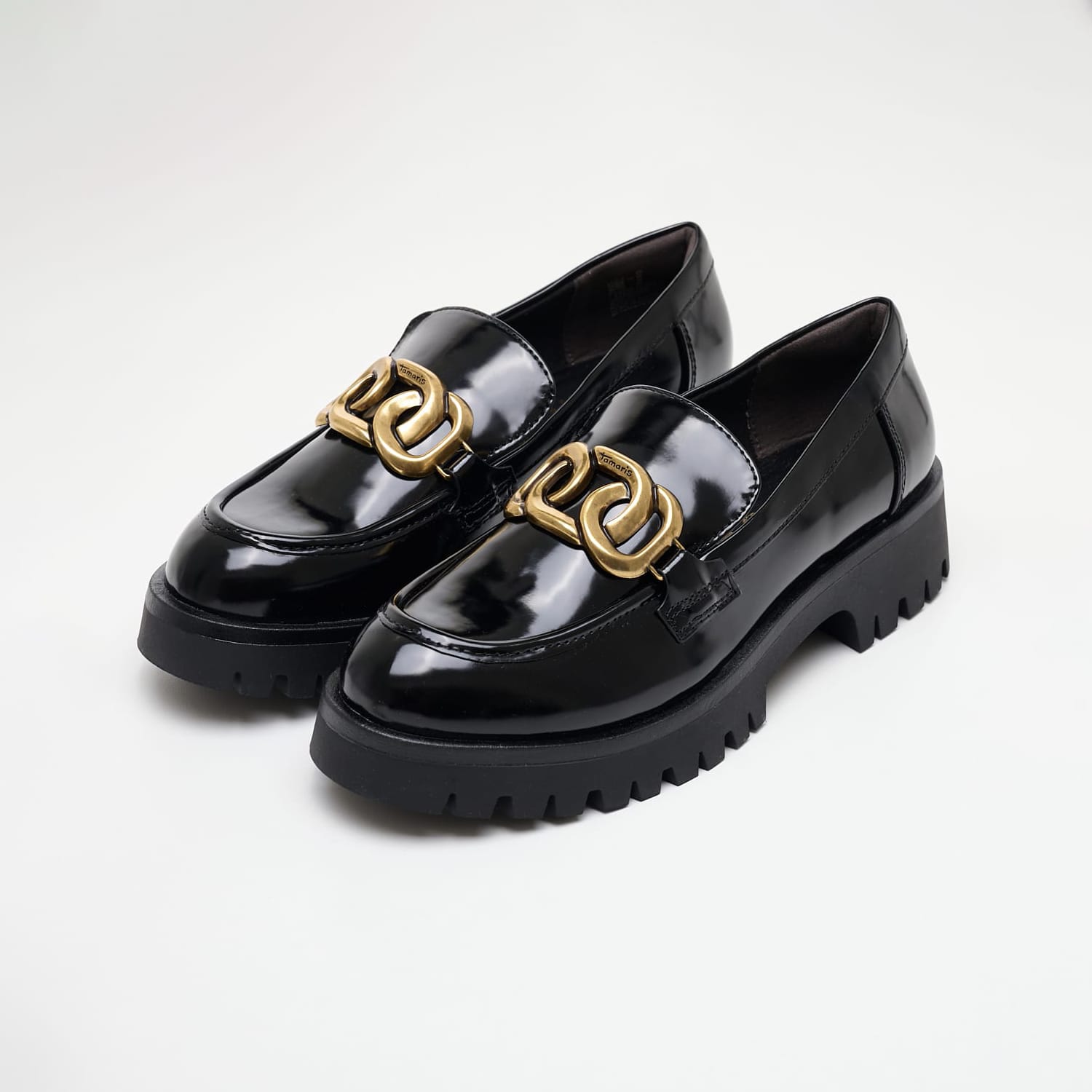 Γυναικεία Μοκασίνια 24790 Μαύρο ECOleather Tamaris Γυναικεία Μοκασίνια 24790 Μαύρο ECOleather Tamaris