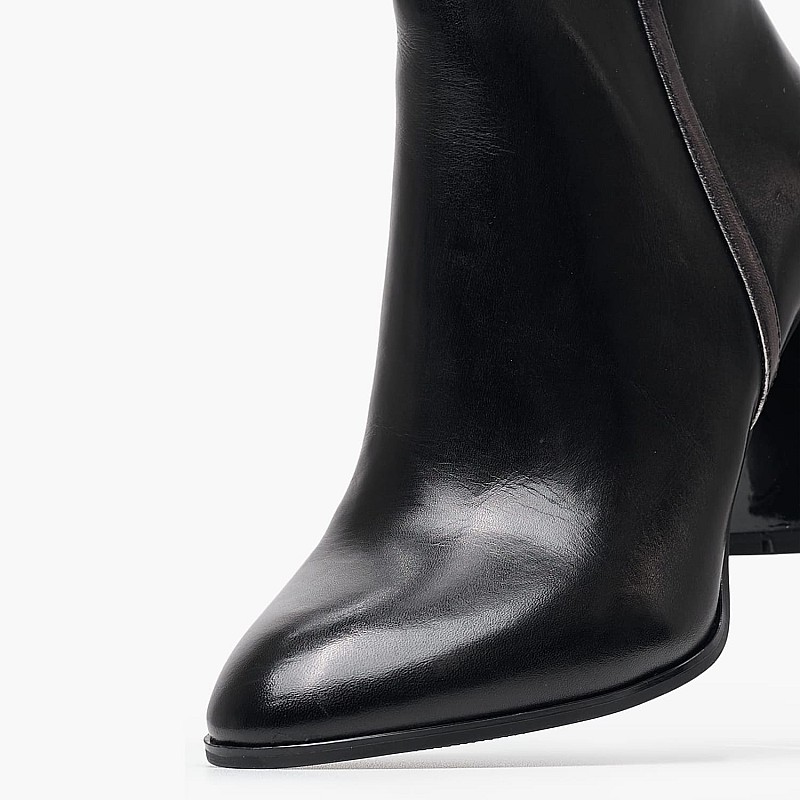 Women Boots 25024 Black Leather Tamaris