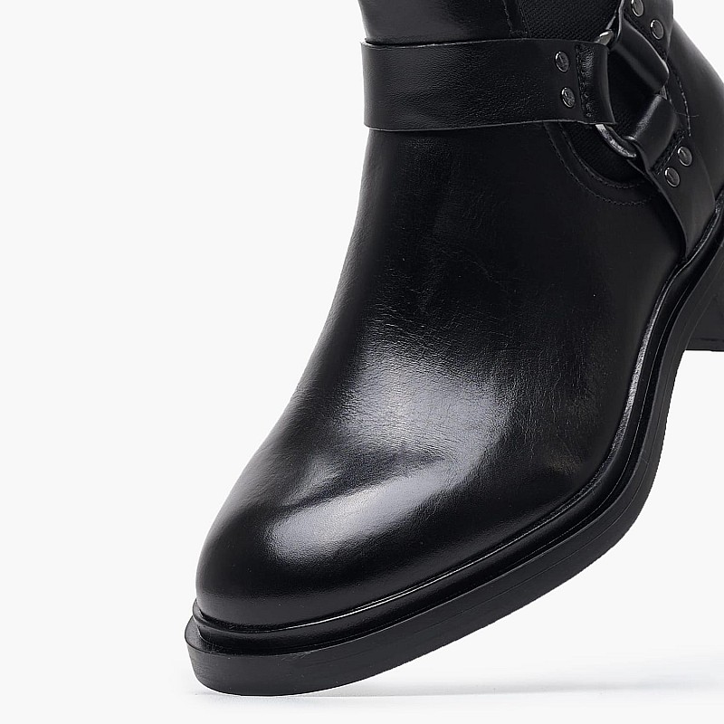 Women Boots 25050 Black Leather Tamaris