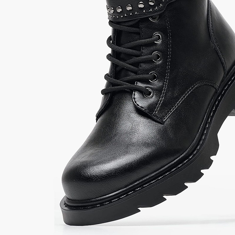 Γυναικεία Μποτάκια 25238 Μαύρο ECOleather Tamaris