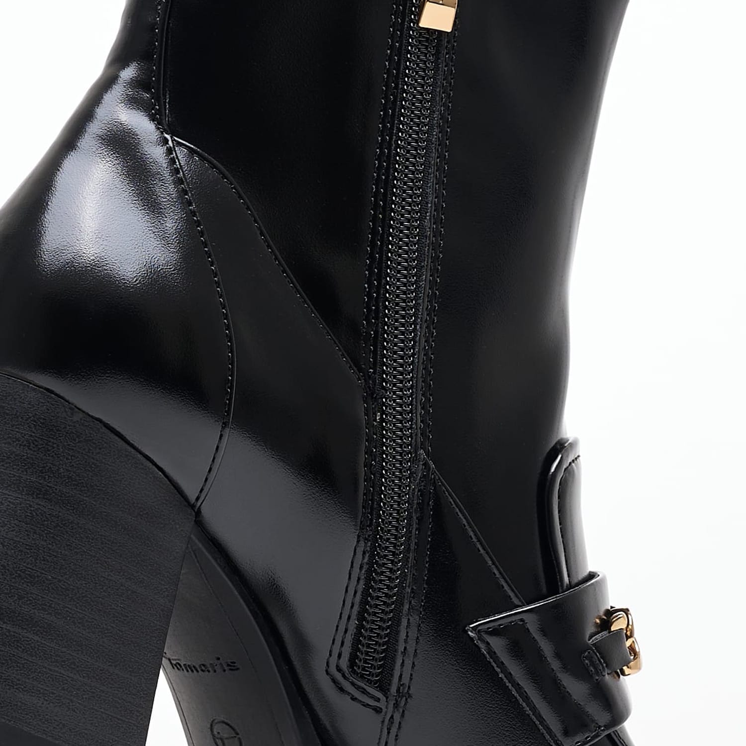 Γυναικεία Μποτάκια 25320 Μαύρο ECOleather Tamaris Γυναικεία Μποτάκια 25320 Μαύρο ECOleather Tamaris