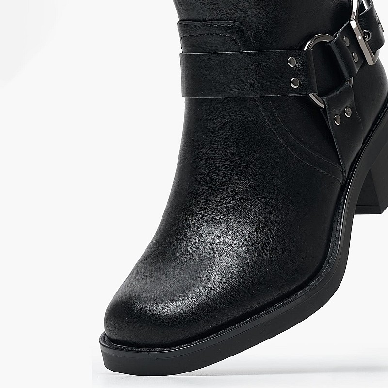 Women Boots 25399 Black ECOleather Tamaris