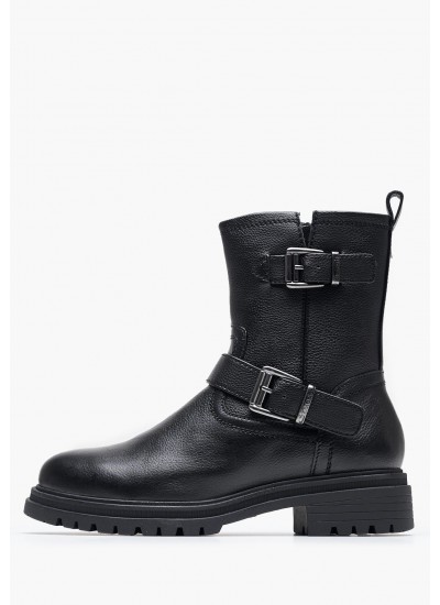 Γυναικεία Παπούτσια Casual Bubble.Cupsole Μαύρο Δέρμα Calvin Klein