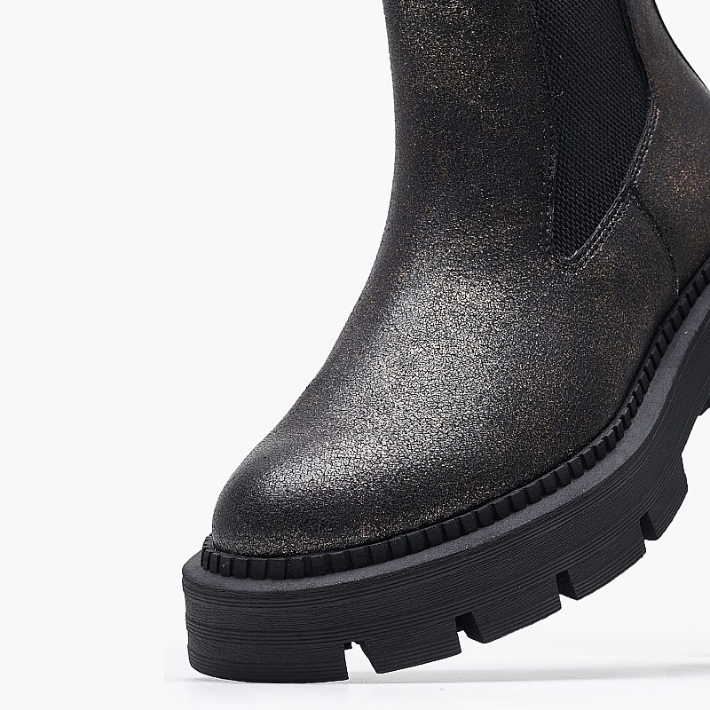Women Boots 25485 Bronze ECOleather Tamaris