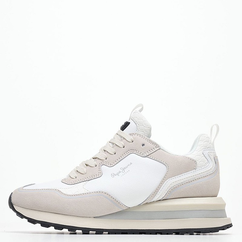 Γυναικεία Παπούτσια Casual Blur.Supra Άσπρο Δέρμα Pepe Jeans