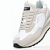 Women Casual Shoes Blur.Supra White Leather Pepe Jeans