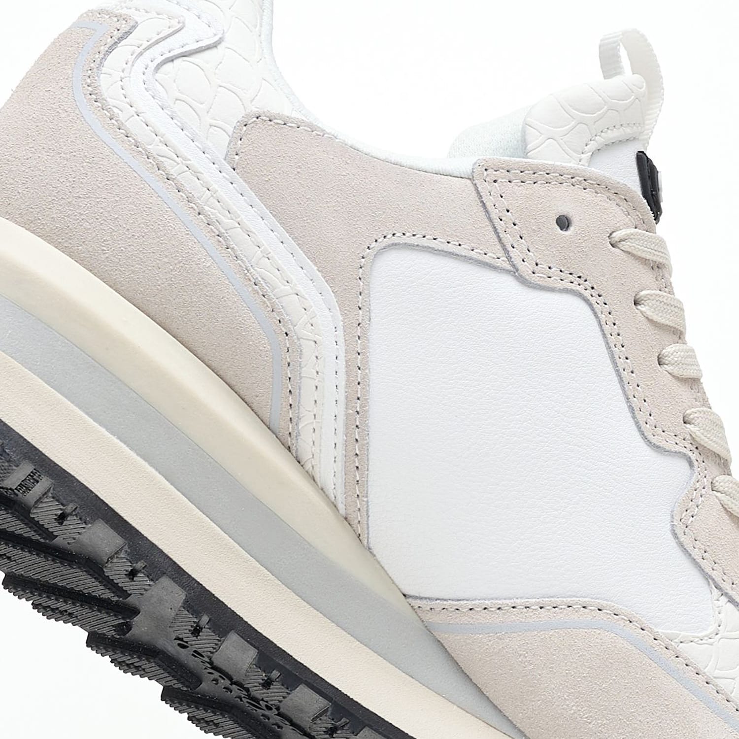 Women Casual Shoes Blur.Supra White Leather Pepe Jeans