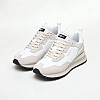 Women Casual Shoes Blur.Supra White Leather Pepe Jeans
