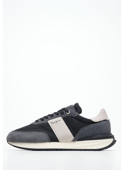 Ανδρικά Παπούτσια Casual Retro.Basket Άσπρο Δέρμα Tommy Hilfiger