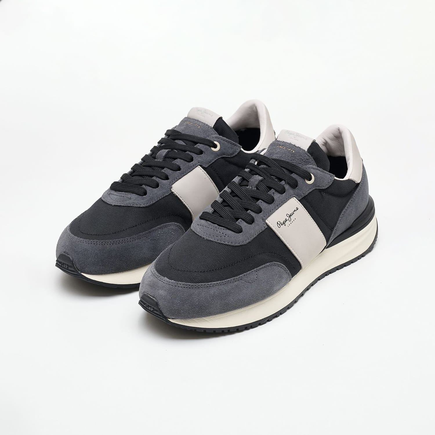 Ανδρικά Παπούτσια Casual Buster.Supra Μαύρο Ύφασμα Pepe Jeans Ανδρικά Παπούτσια Casual Buster.Supra Μαύρο Ύφασμα Pepe Jeans