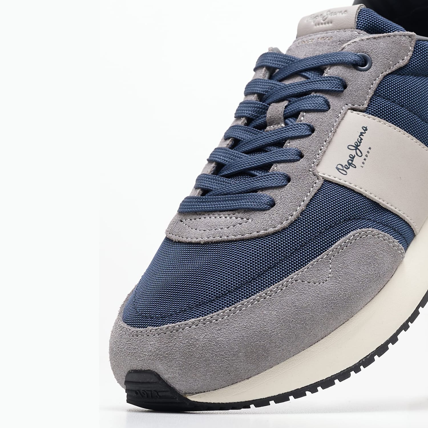 Ανδρικά Παπούτσια Casual Buster.Supra Μπλε Ύφασμα Pepe Jeans