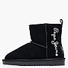 Kids Boots Diss.Top Black Buckskin Pepe Jeans Kids Boots Diss.Top Black Buckskin Pepe Jeans