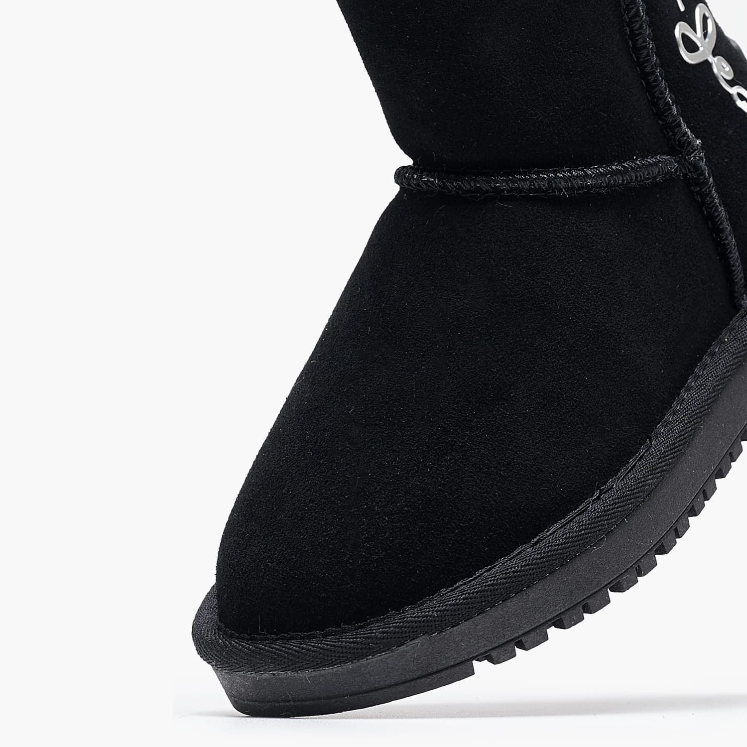Kids Boots Diss.Top Black Buckskin Pepe Jeans