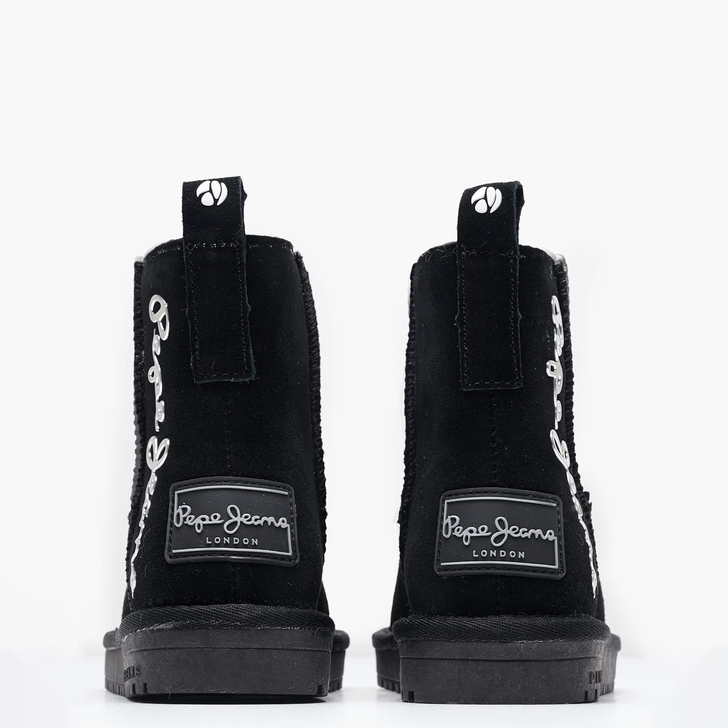 Kids Boots Diss.Top Black Buckskin Pepe Jeans Kids Boots Diss.Top Black Buckskin Pepe Jeans