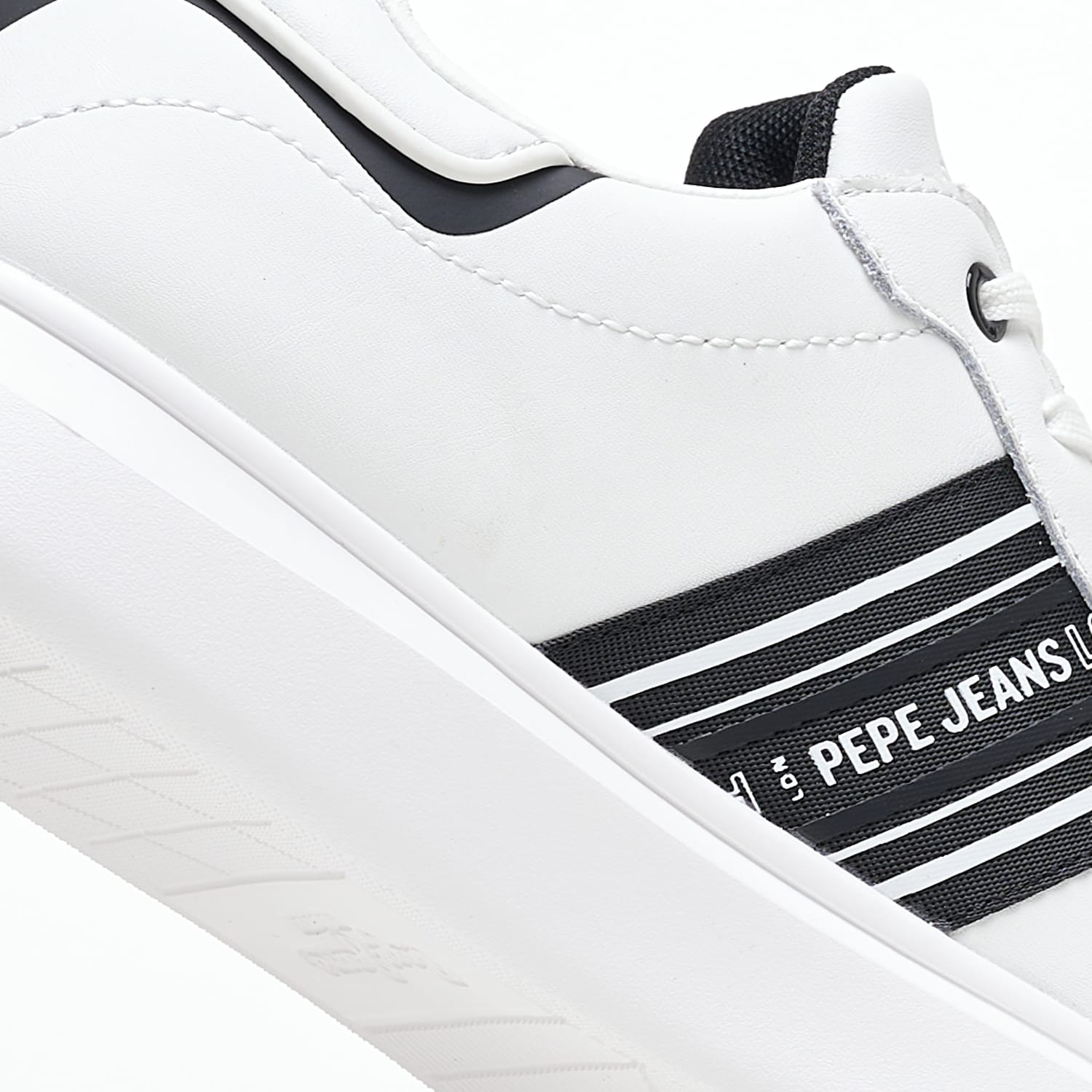 Ανδρικά Παπούτσια Casual Eaton.Street Άσπρο ECOleather Pepe Jeans Ανδρικά Παπούτσια Casual Eaton.Street Άσπρο ECOleather Pepe Jeans