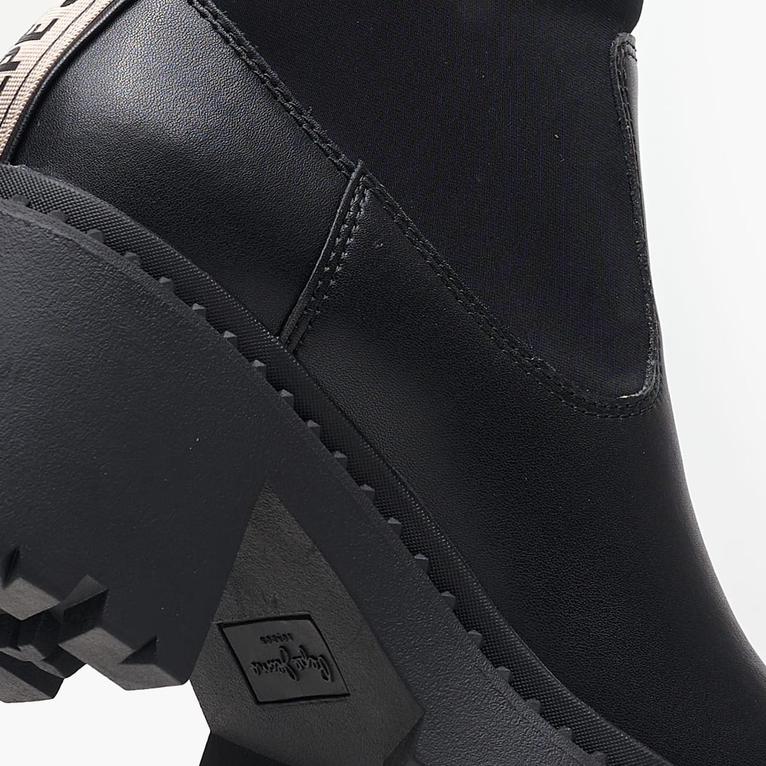 Women Boots Glen.Mix Black ECOleather Pepe Jeans Women Boots Glen.Mix Black ECOleather Pepe Jeans