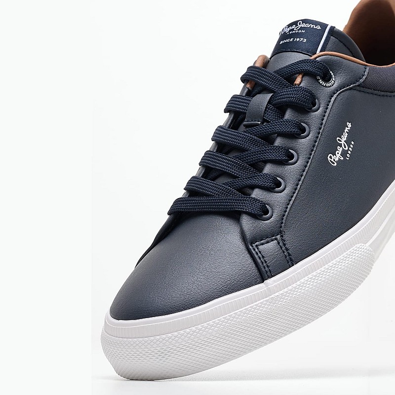 Ανδρικά Παπούτσια Casual Kenton.Court Μπλε ECOleather Pepe Jeans