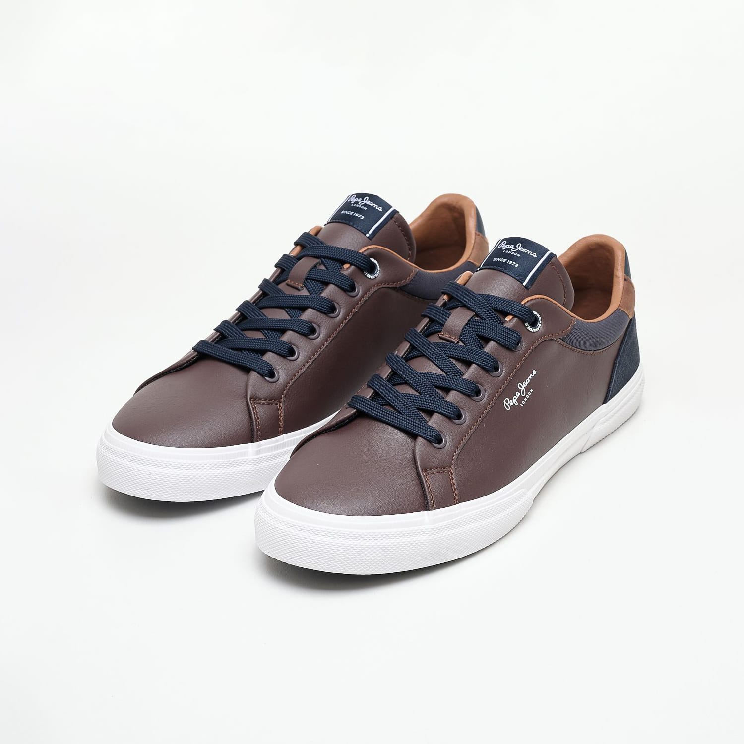 Ανδρικά Παπούτσια Casual Kenton.Court Καφέ ECOleather Pepe Jeans Ανδρικά Παπούτσια Casual Kenton.Court Καφέ ECOleather Pepe Jeans