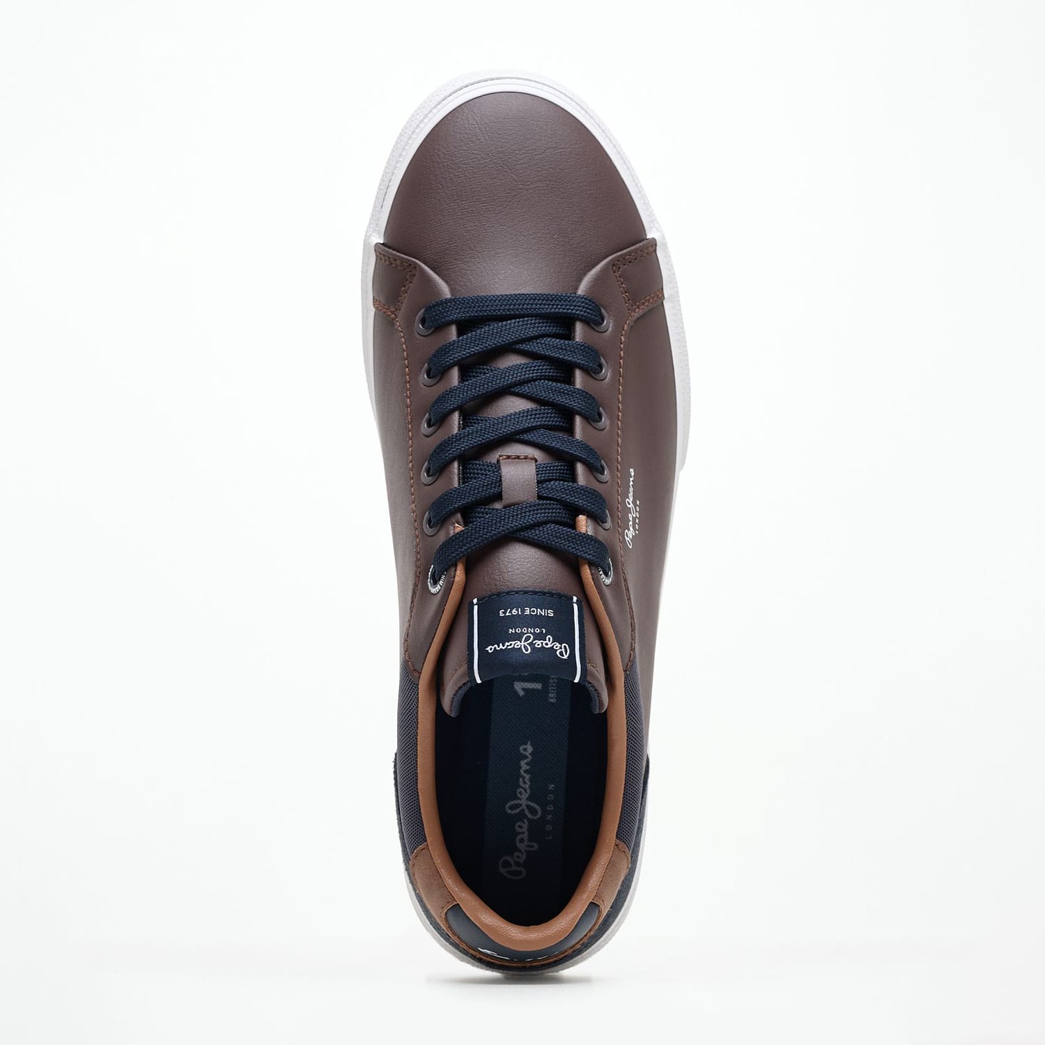 Ανδρικά Παπούτσια Casual Kenton.Court Καφέ ECOleather Pepe Jeans Ανδρικά Παπούτσια Casual Kenton.Court Καφέ ECOleather Pepe Jeans