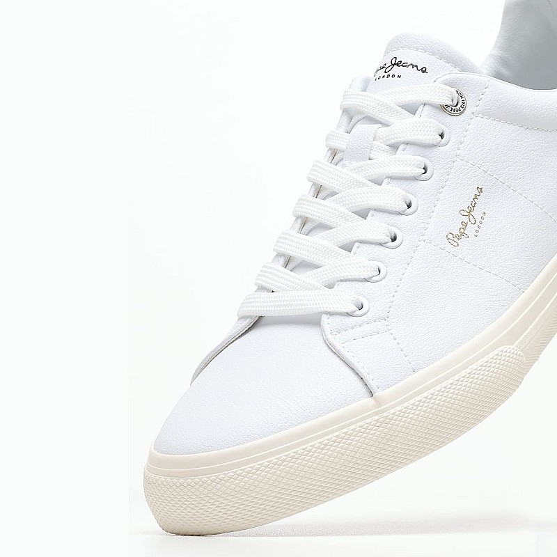 Ανδρικά Παπούτσια Casual Kenton.Rise Άσπρο ECOleather Pepe Jeans