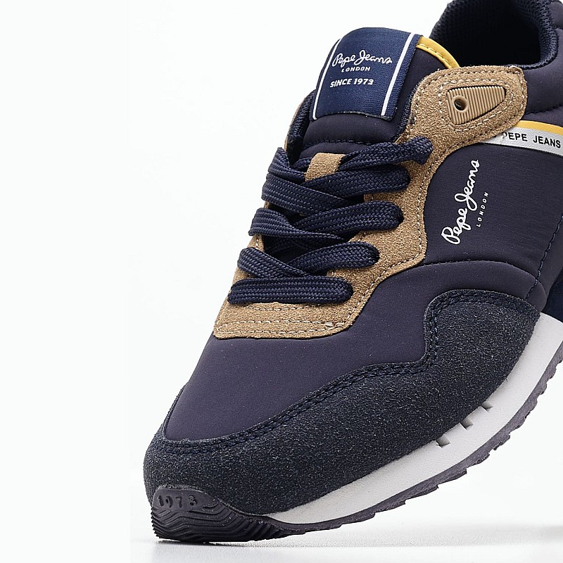 Παιδικά Παπούτσια Casual London.Running Μπλε ECOsuede Pepe Jeans