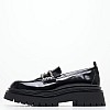 Women Moccasins Queen.Mask Black ECOleather Pepe Jeans Women Moccasins Queen.Mask Black ECOleather Pepe Jeans
