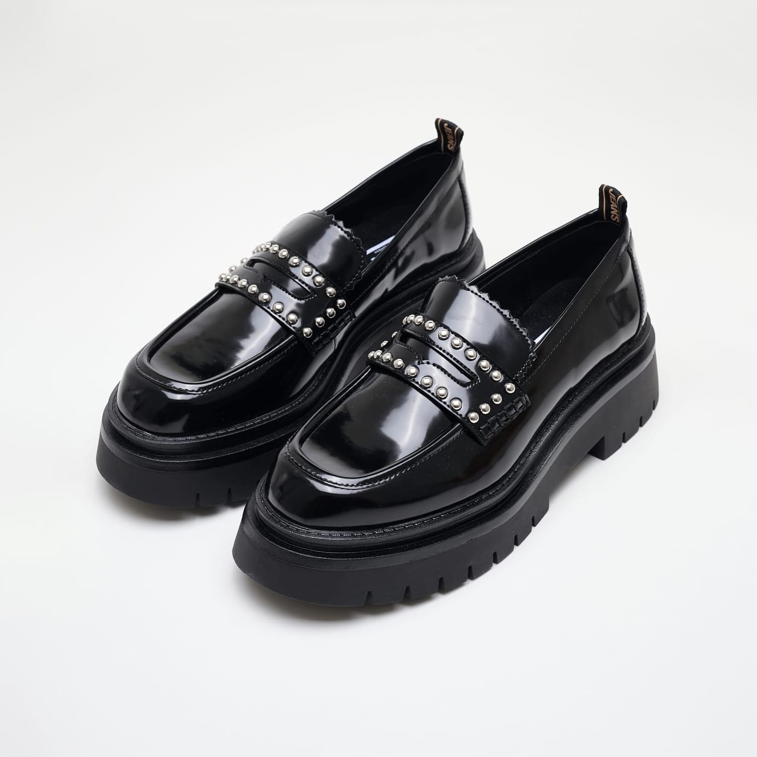 Women Moccasins Queen.Mask Black ECOleather Pepe Jeans Women Moccasins Queen.Mask Black ECOleather Pepe Jeans