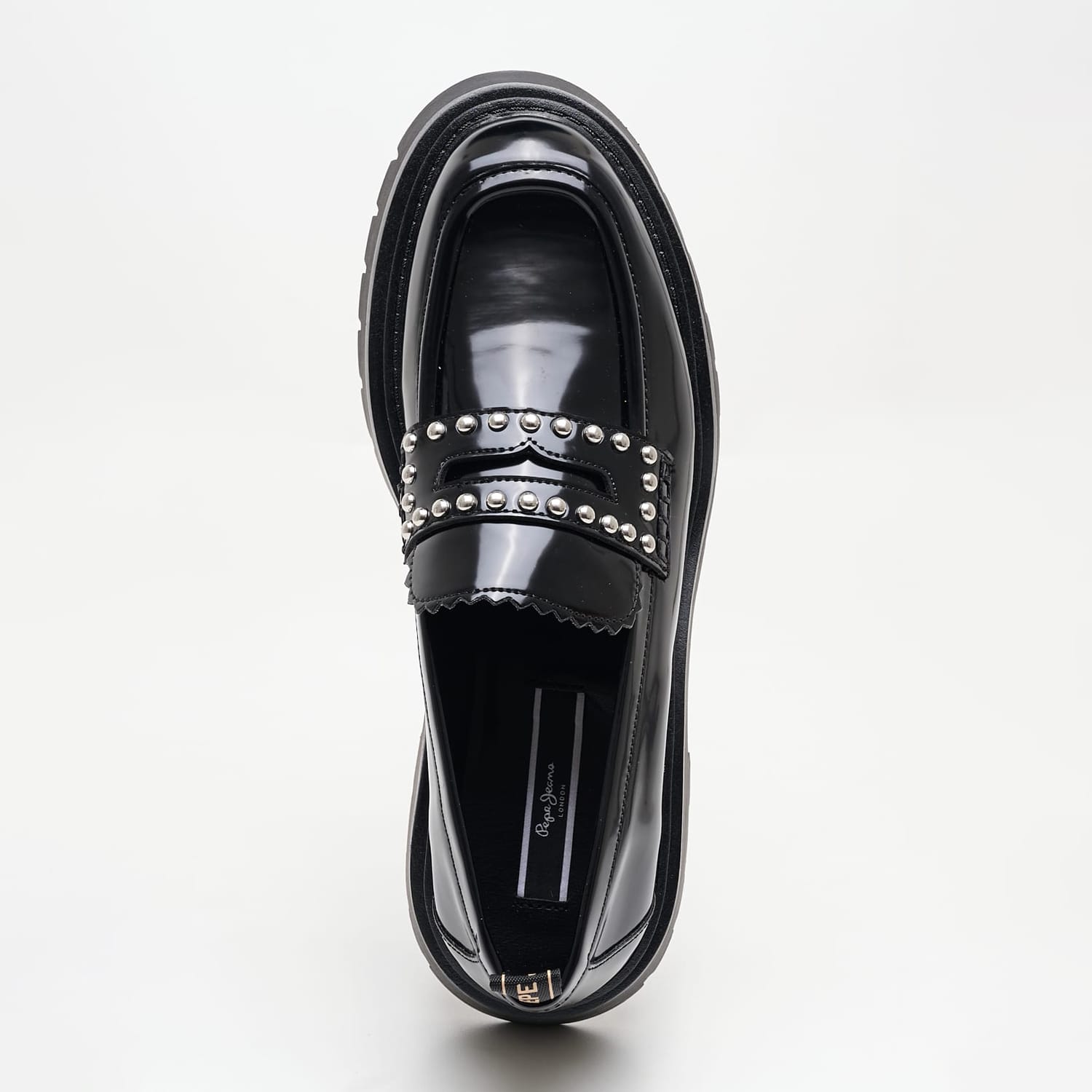 Women Moccasins Queen.Mask Black ECOleather Pepe Jeans Women Moccasins Queen.Mask Black ECOleather Pepe Jeans