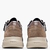 Women Casual Shoes Alleniee.Tum Platinum Leather Geox