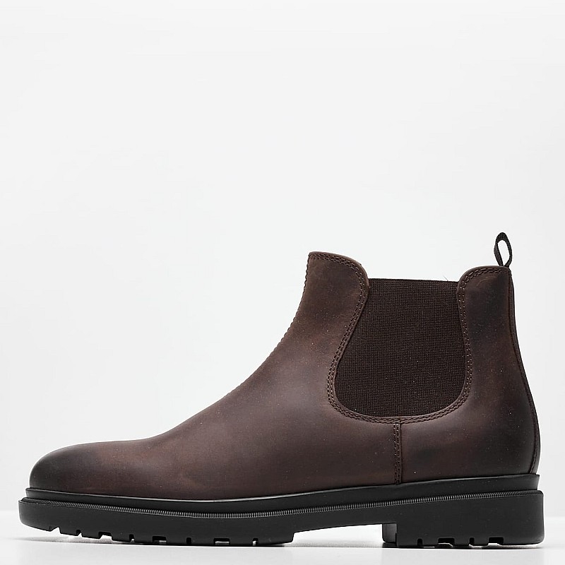 Men Boots Andalo Brown Nubuck Leather Geox
