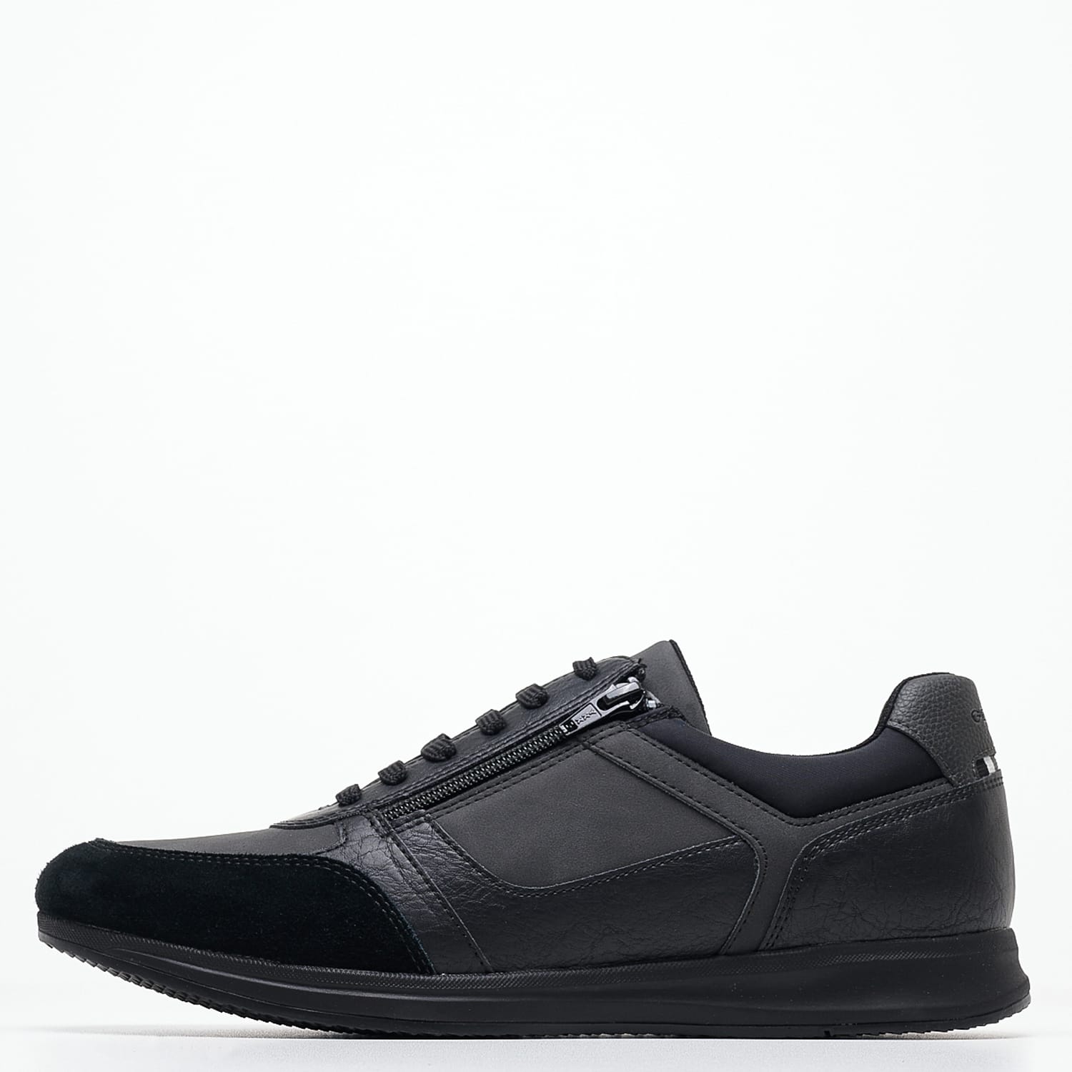 Ανδρικά Παπούτσια Casual Avery.A2 Μαύρο Δέρμα Geox