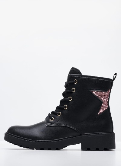 Παιδικά Μποτάκια Ottis.Padded Μαύρο ECOleather Pepe Jeans