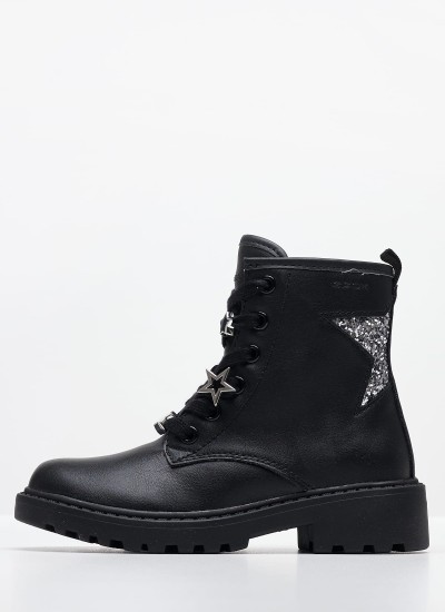 Παιδικά Μποτάκια Ottis.Padded Μαύρο ECOleather Pepe Jeans