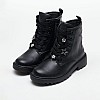 Kids Boots Casey Black ECOleather Geox Kids Boots Casey Black ECOleather Geox
