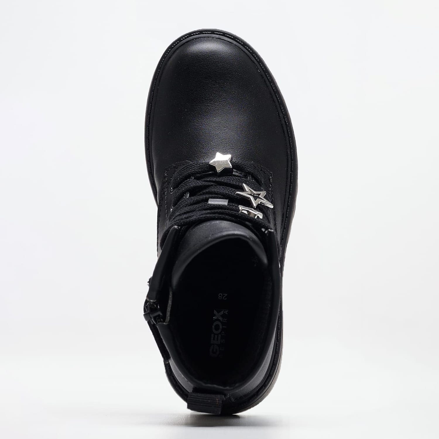 Kids Boots Casey Black ECOleather Geox Kids Boots Casey Black ECOleather Geox