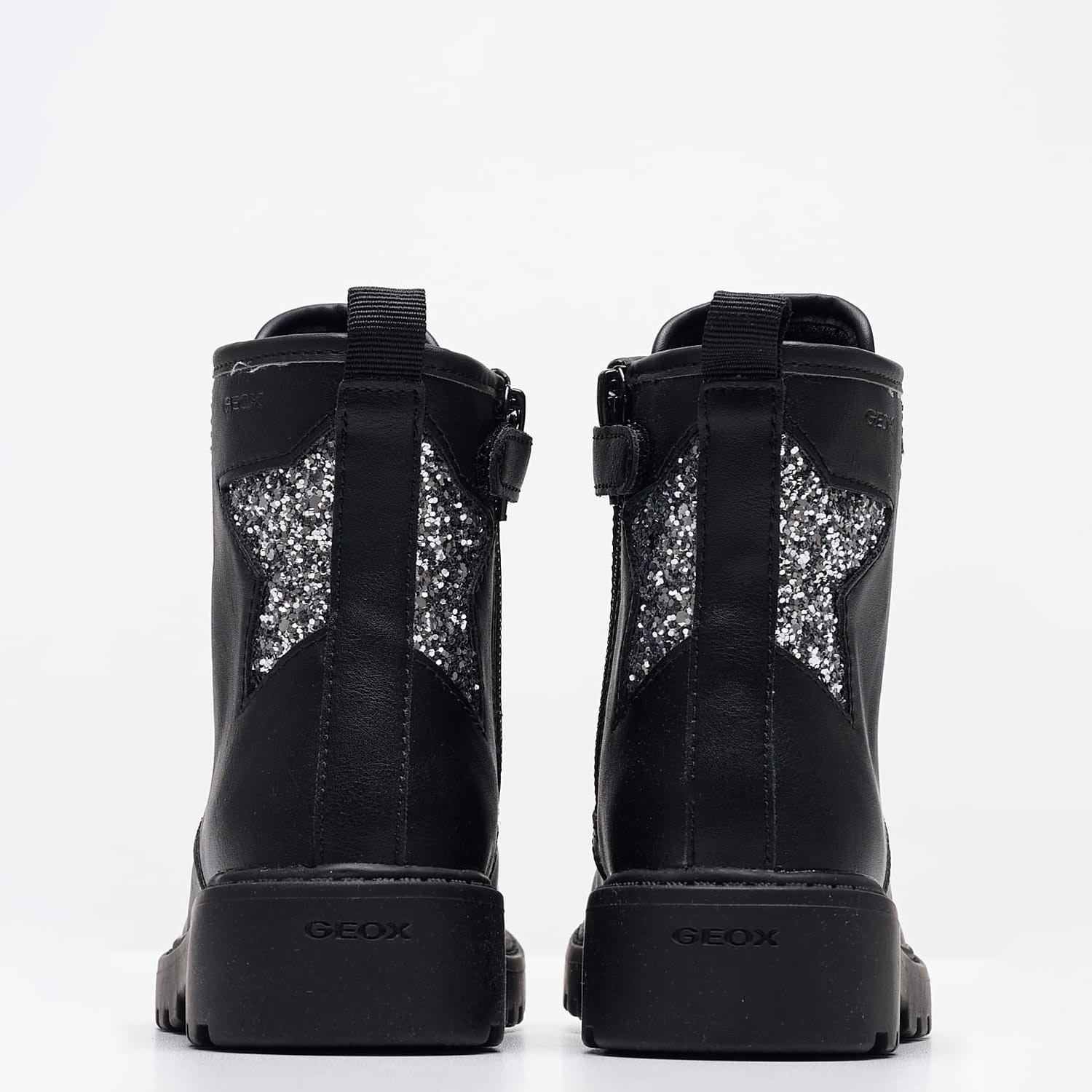 Kids Boots Casey Black ECOleather Geox Kids Boots Casey Black ECOleather Geox