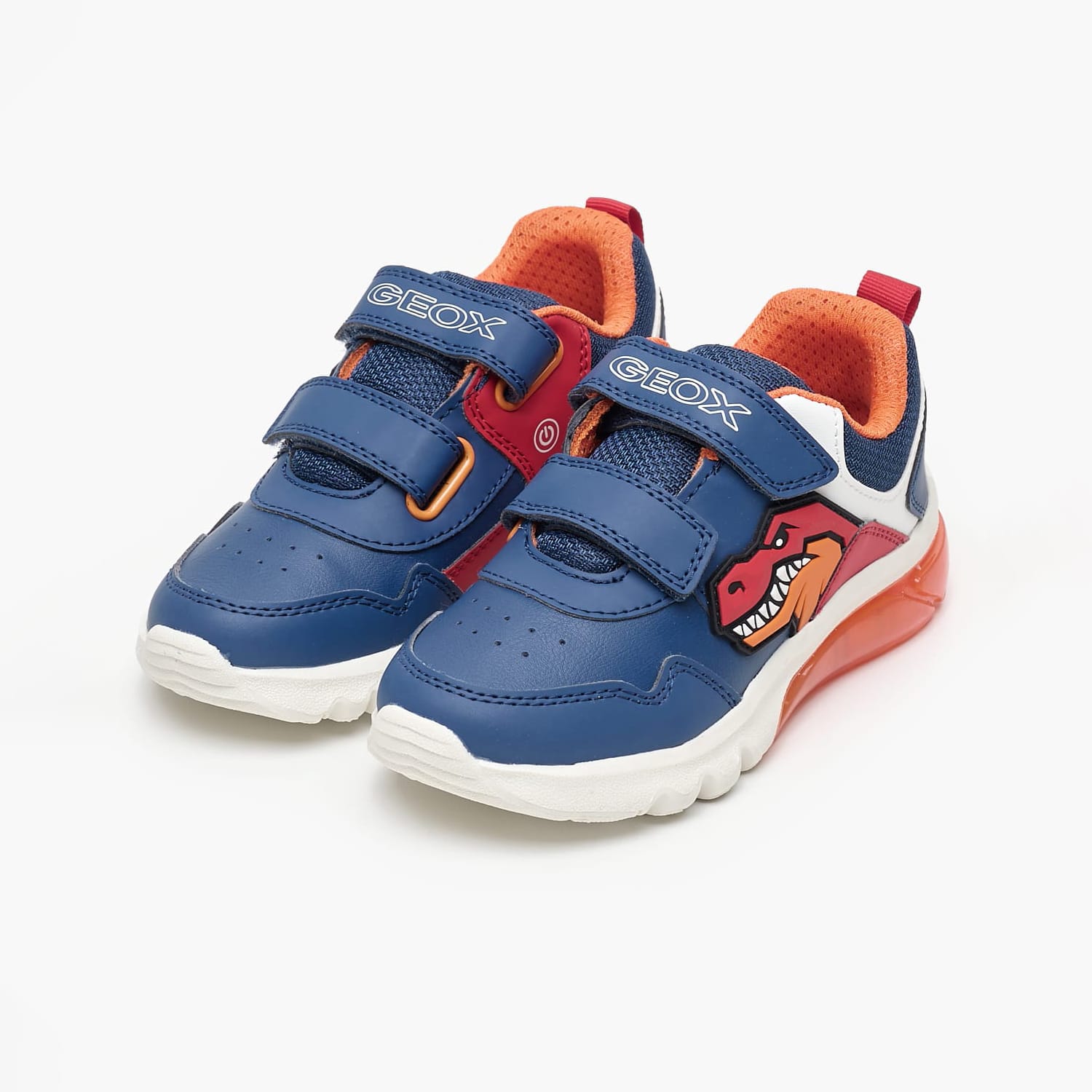 Kids Casual Shoes Ciberdron.Active Blue ECOleather Geox Kids Casual Shoes Ciberdron.Active Blue ECOleather Geox