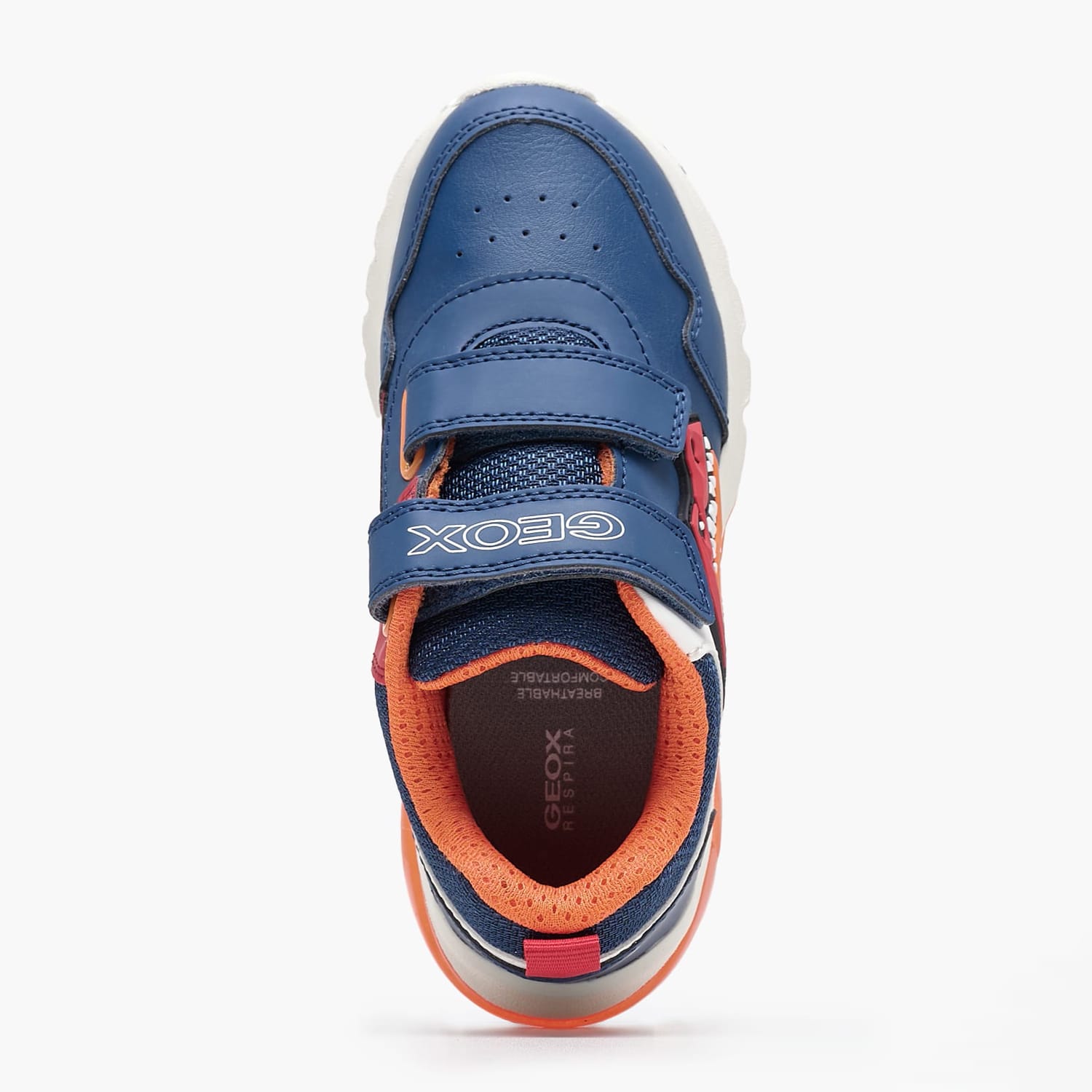 Kids Casual Shoes Ciberdron.Active Blue ECOleather Geox Kids Casual Shoes Ciberdron.Active Blue ECOleather Geox