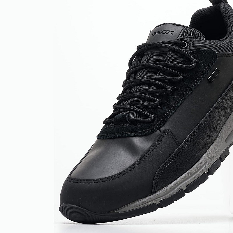 Ανδρικά Παπούτσια Casual Doray Μαύρο ECOleather Geox