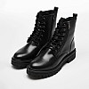 Women Boots Iridea.F2 Black Leather Geox Women Boots Iridea.F2 Black Leather Geox
