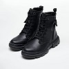 Παιδικά Μποτάκια Junette.Grl Μαύρο ECOleather Geox
