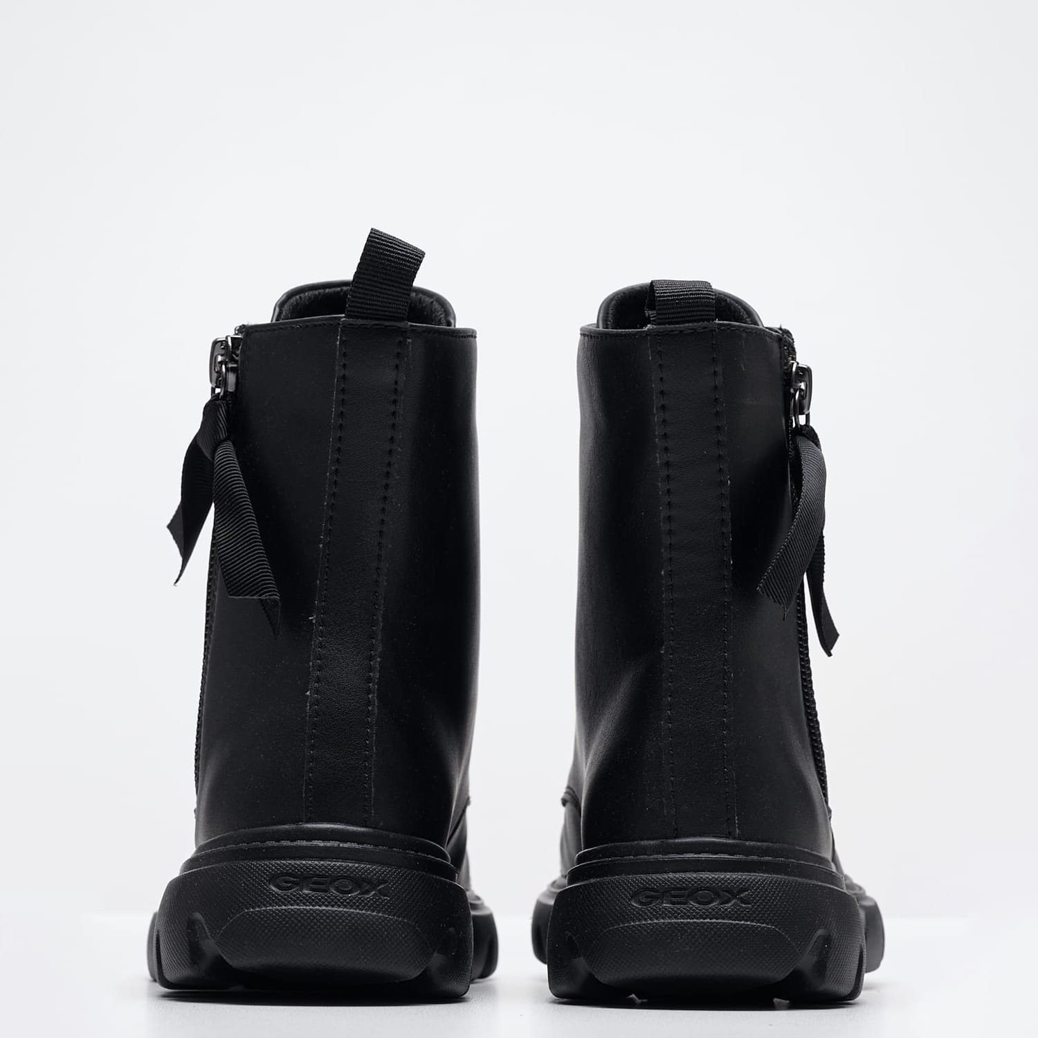 Παιδικά Μποτάκια Junette.Grl Μαύρο ECOleather Geox