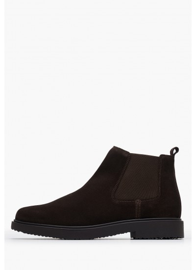 Ανδρικά Μποτάκια 1460.Mono Μαύρο Δέρμα Dr. Martens