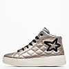 Παιδικά Μποτάκια Mikiroshi.Grl Πλατίνα ECOleather Geox Παιδικά Μποτάκια Mikiroshi.Grl Πλατίνα ECOleather Geox