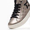 Παιδικά Μποτάκια Mikiroshi.Grl Πλατίνα ECOleather Geox Παιδικά Μποτάκια Mikiroshi.Grl Πλατίνα ECOleather Geox