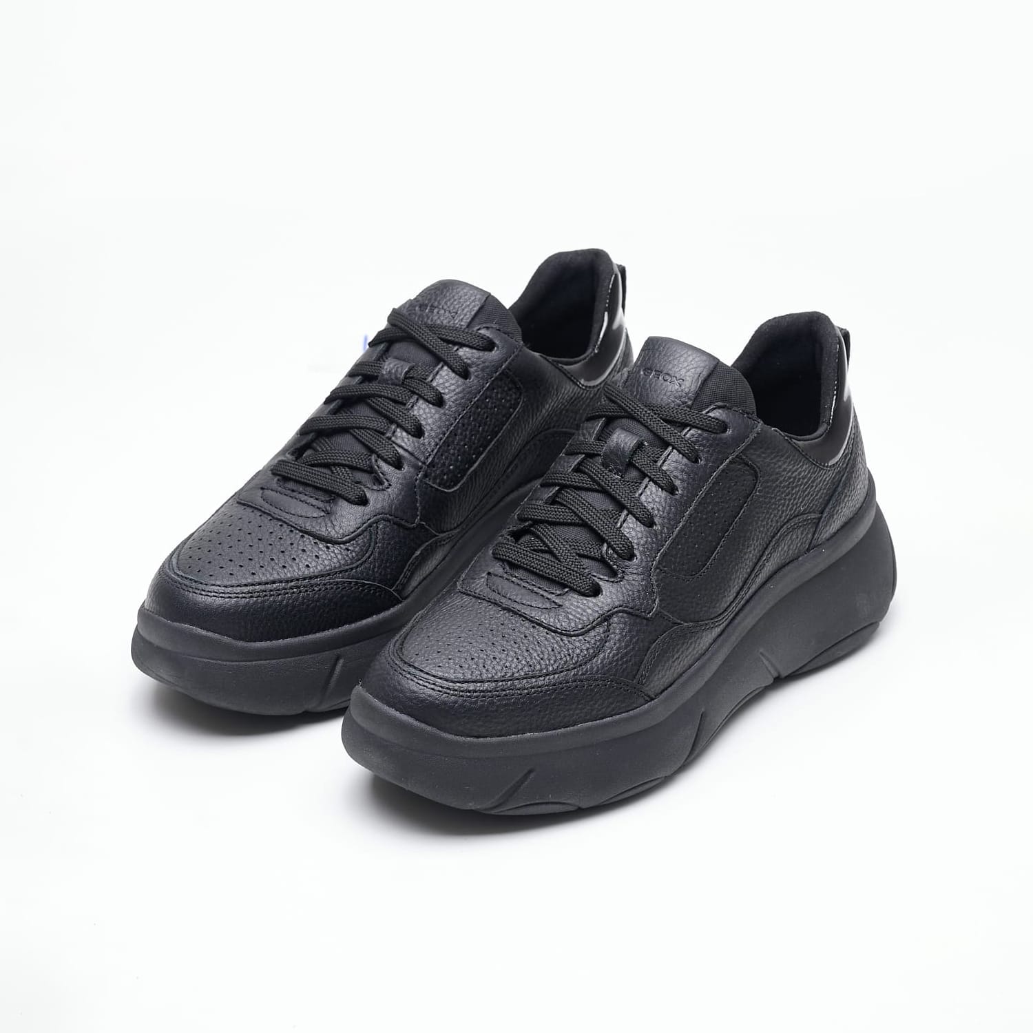 Women Casual Shoes Nebula.X Black Leather Geox Women Casual Shoes Nebula.X Black Leather Geox