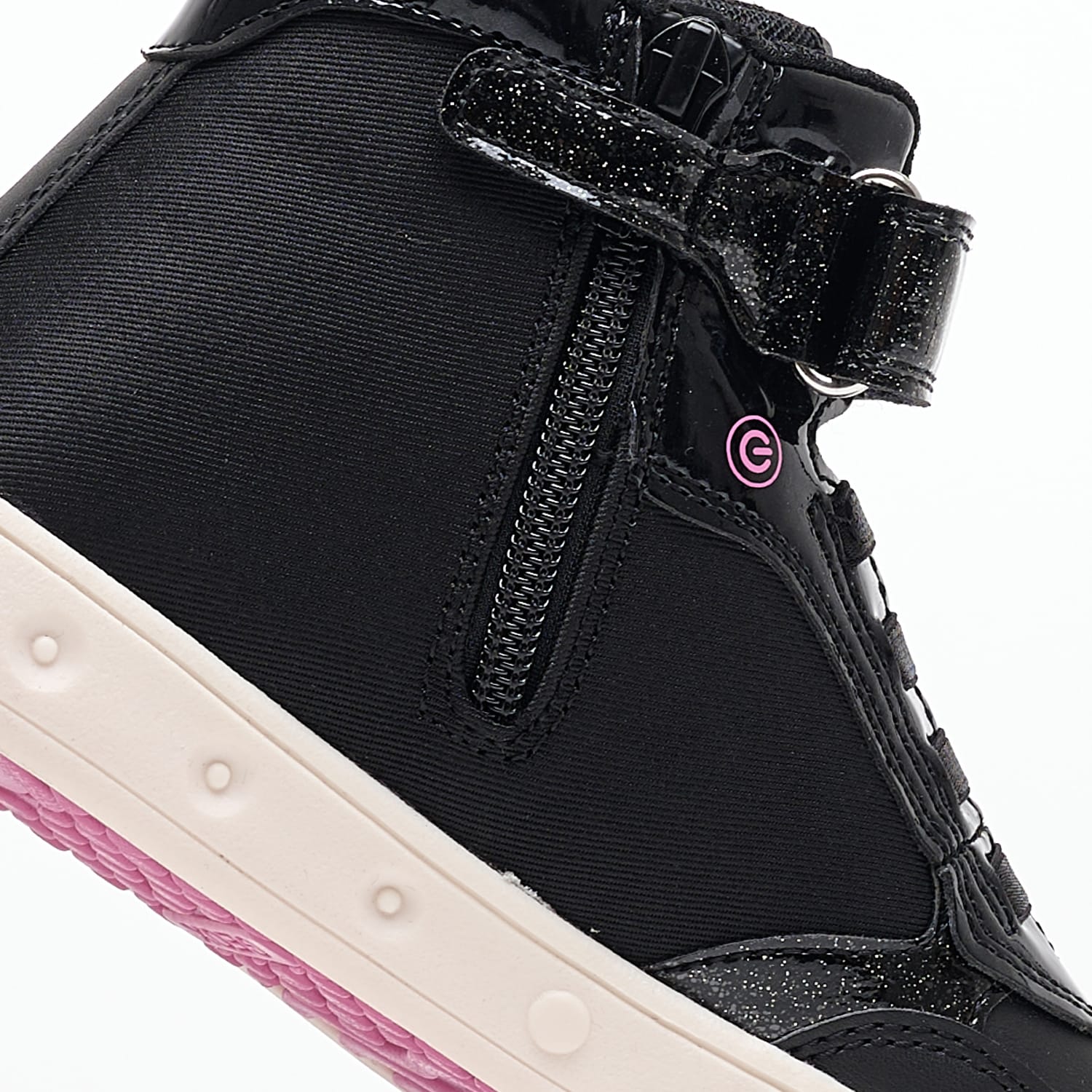Παιδικά Μποτάκια Skylin.Minnie Μαύρο ECOleather Geox