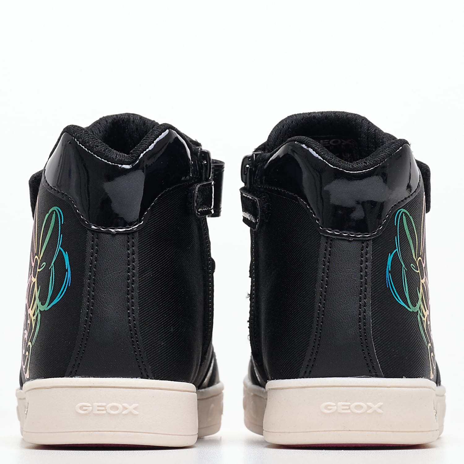 Παιδικά Μποτάκια Skylin.Minnie Μαύρο ECOleather Geox